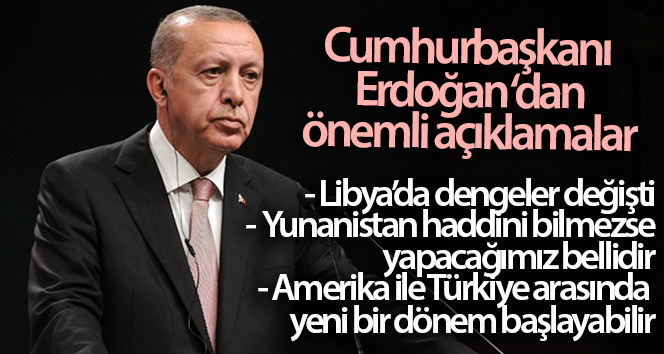 Cumhurbaşkanı Erdoğan'dan çok önemli açıklamalar!