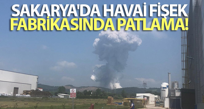 Sakarya'da havai fişek fabrikasında patlama