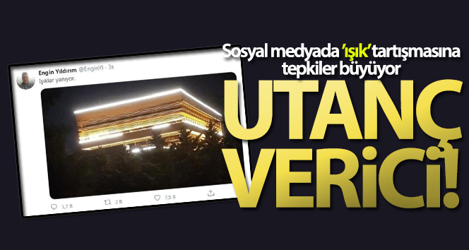 AYM Başkanı Yıldırım’ın 'Işıklar yanıyor' paylaşımına tepki