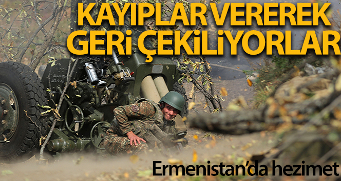 Ermenistan’a ait birlikler kayıplar vererek geri çekiliyor