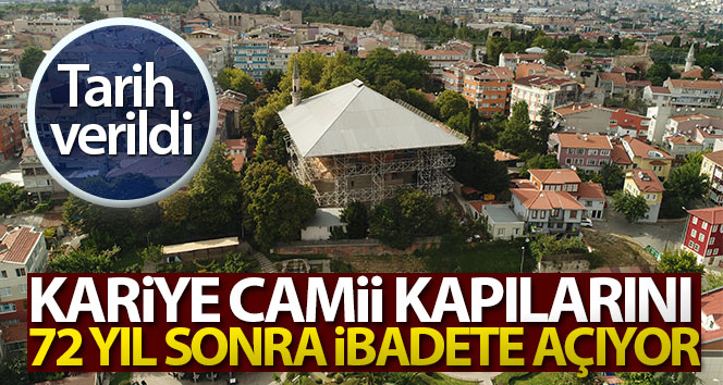 Kariye Camii, 30 Ekim’de Cuma namazı ile birlikte yeniden ibadete açılacak