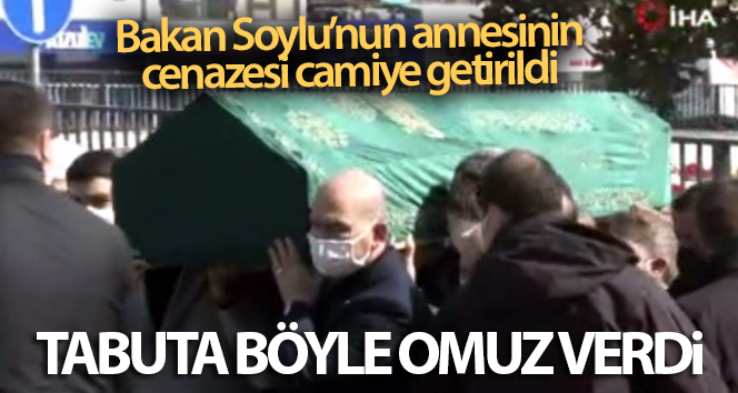 İçişleri Bakanı Soylu'nun vefat eden annesi, son yolculuğuna uğurlandı