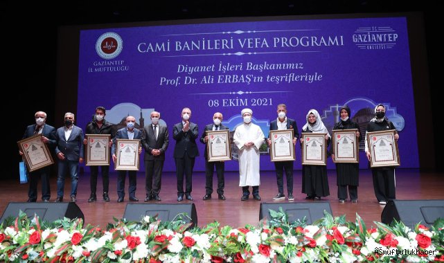 Başkan ERBAŞ, ‘Cami Banileri Vefa Programı’na katıldı.