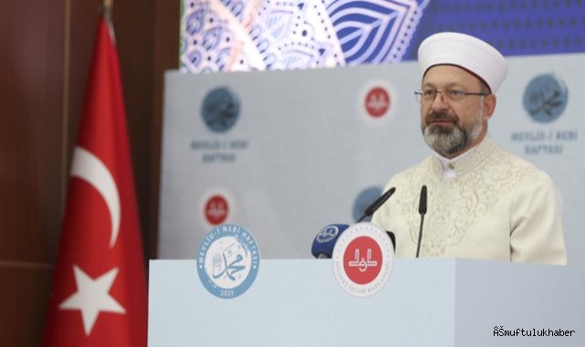 Başkan ERBAŞ, Mevlid-i i Nebi Haftasının Temasını Açıkladı