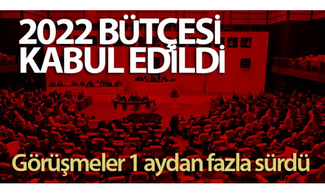 2022 bütçesi TBMM Plan ve Bütçe Komisyonu’nda kabul edildi