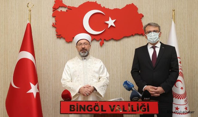 Başkan Erbaş,  Bingöl’e de