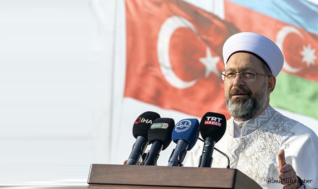Erbaş, Karabağ Zaferi’nin yıldönümünü kutladı
