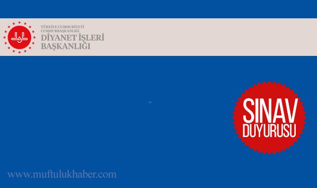  (KKÖ, İ-H, M-K) Alımı Sınavı Yerleri belli oldu