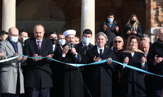Enez Ayasofya Cami-i Şerifi, yeniden ibadete açıldı