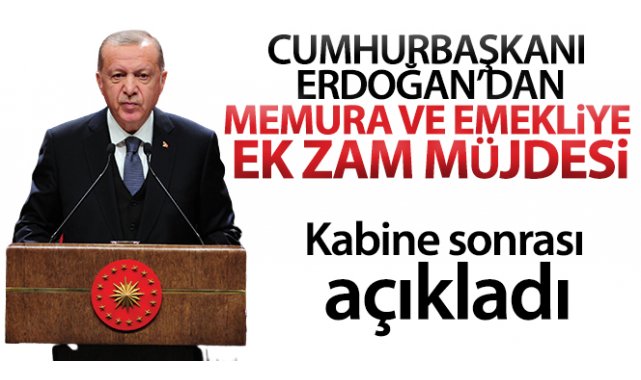Cumhurbaşkanı Erdoğan, “Hiçbir emeklimiz 2 bin 500 liranın altında maaş almayacak”
