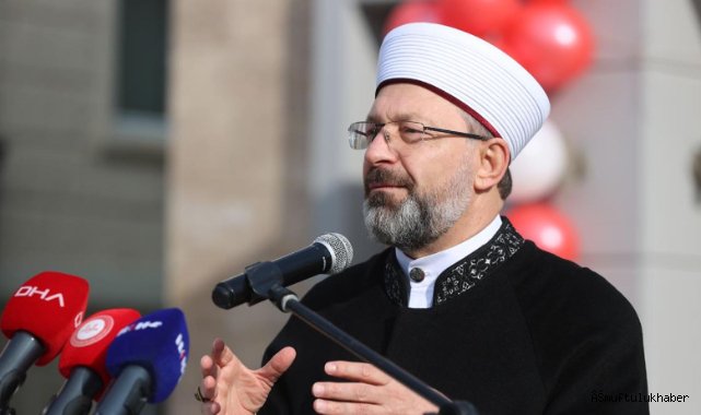 Erbaş,Kur’an kursu açmak bizim vazifemizdir”