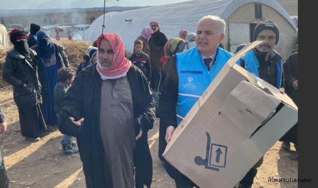 Hayırseverlerin yardımları Cerablus’a ulaştırıldı