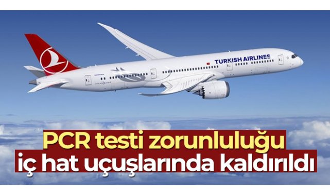 İç hat uçuşlarında yeni karar, PCR testi zorunluluğu kalktı