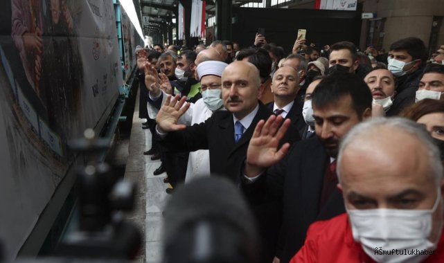 İnsani Yardım Treni’ Afganistan’a uğurlandı.