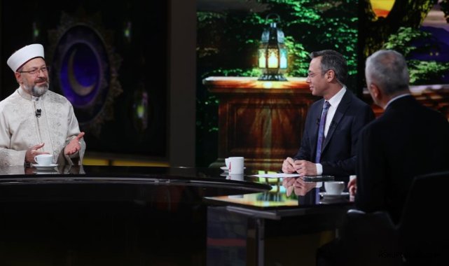 Başkan Erbaş, A Haber’de “Sahur Vakti” programına katıldı 