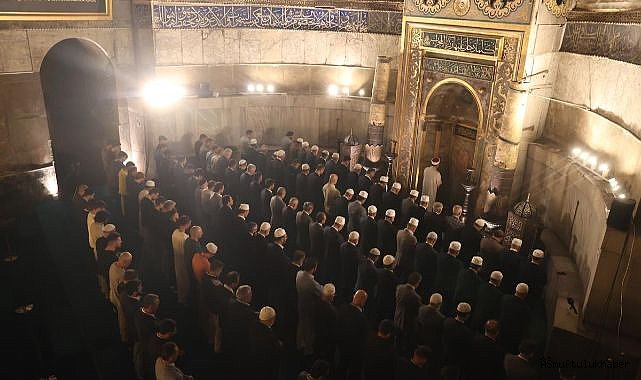  81 ilin müftüsü Ayasofya'da Buluştu