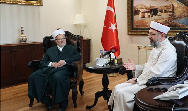 Mescid-i Aksa İmam Hatibi İkrime Sabri^'den Diyanet'e Ziyaret