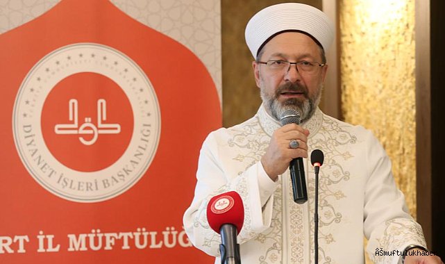 Erbaş;“En önemli değerimiz gençlerimizdir”
