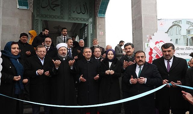 Hacı Adem Bircan Camii’ dualarla açıldı