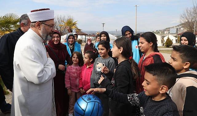 ERBAŞ;“TDV, 1300 tır yardımı deprem bölgesine ulaştırdı”