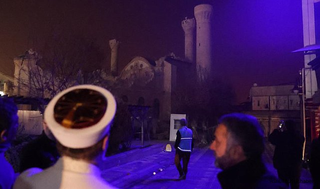 ERBAŞ;Yıkılan tarihi Hacı Yusuf Taş Camii’ni inceledi