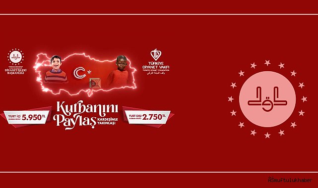 2023 yılı vekâletle kurban kesim bedelli açıklandı