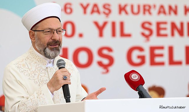 Başkan Erbaş“Geleceğimiz aydınlık Allah’ın izniyle”