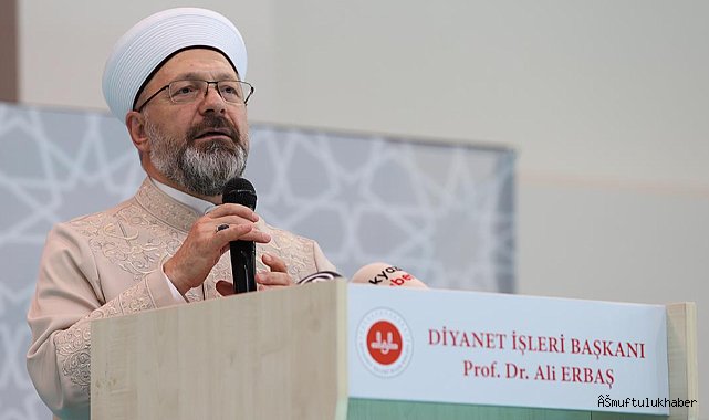 ERBAŞ;“Kur’an’a inanan insan zalim olamaz”