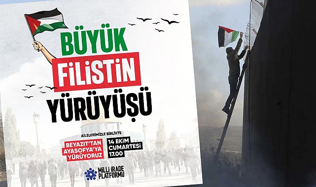 Büyük Filistin Yürüyüşü yarın