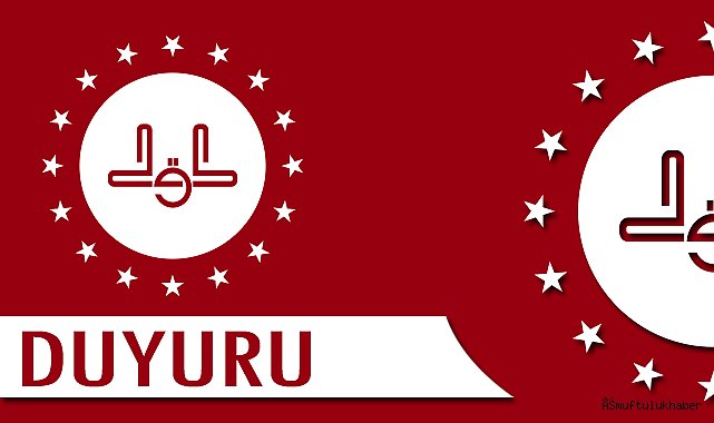 İlçe Müftülüğü Sınavı (Yedek) Atama Duyurusu