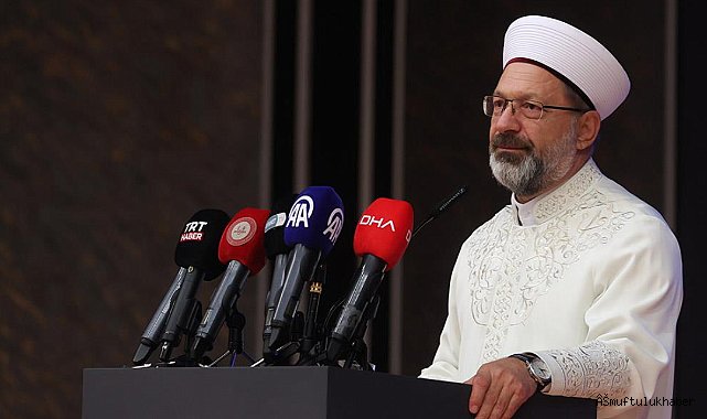 Erbaş"Desteğimiz hep sizinle olacak"
