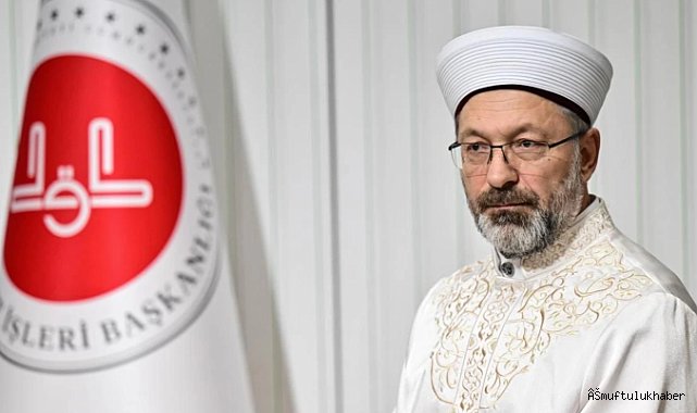 Erbaş'tan Ayşenur Ezgi Eygi için taziye mesajı