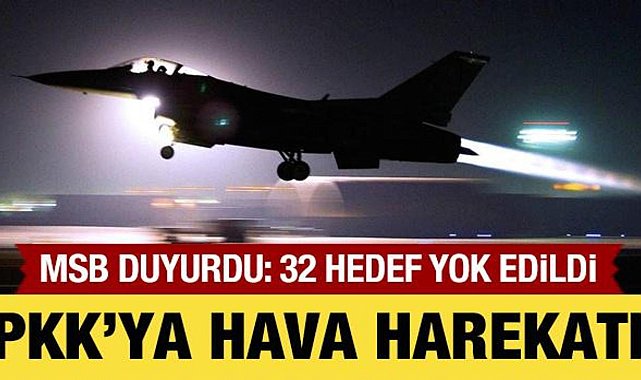 Suriye ve Irak'ta PKK hedefleri vurulmaya başlandı