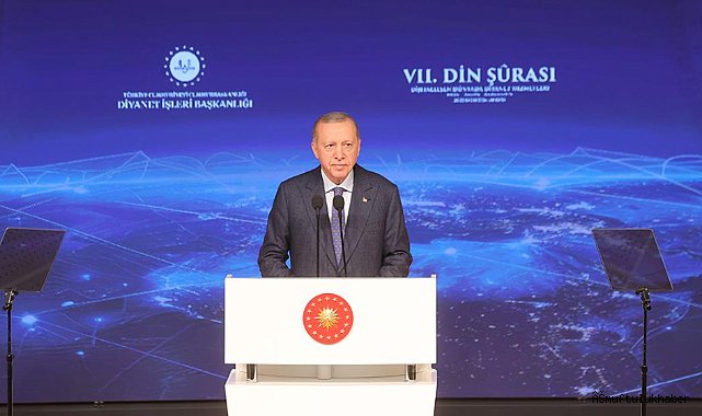 ERDOĞAN;“Hiç şüphesiz dinimiz emin ellerdedir”