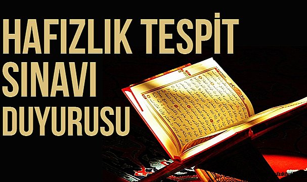 2025 Yılı I. Dönem Hafızlık Tespit Sınavı Duyurusu 