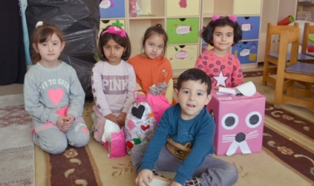 4-6 yaş Kur'an kurslarından 'sıfır atık' projesi