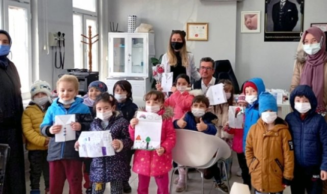 4-6 yaş Kur'an kursu öğrencileri 14 Mart Tıp Bayramı'nı kutladı