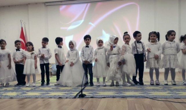 4-6 yaş Kur'an kursu öğrencileri kapanış programında buluştu