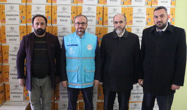 Ağrı'da ihtiyaç sahibi ailelere Ramazan yardımı