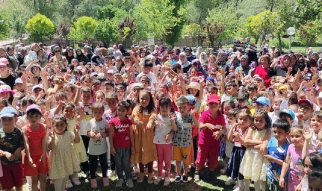 Aksaray'da 4-6 yaş öğrencileri şenlikte buluştu