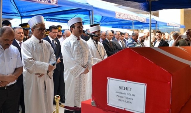Antalya şehidini dualarla uğurladı