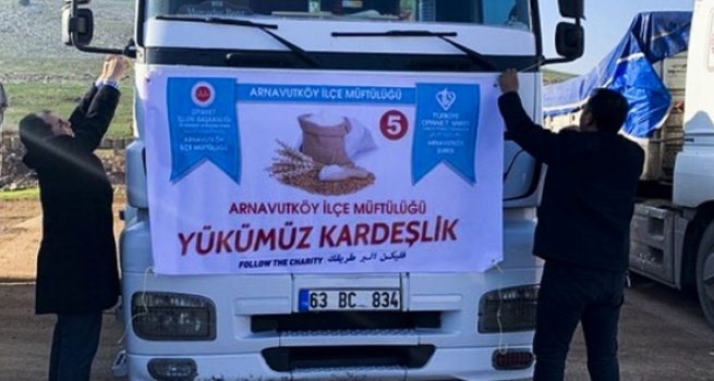Arnavutköy’den İdlib’e kardeş yardımı haberleri