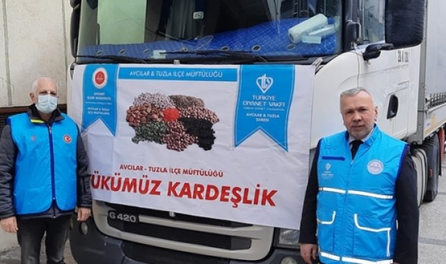 Avcılar'dan Suriye'ye kardeş yardımı