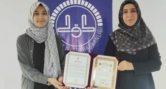 Batmanlı hafızlar belgelerine kavuştu