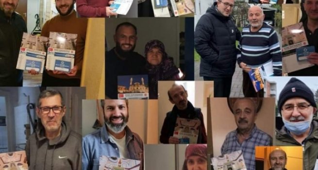 Berlin’de birinci nesil büyüklere ziyaret ve takvim hediye edildi