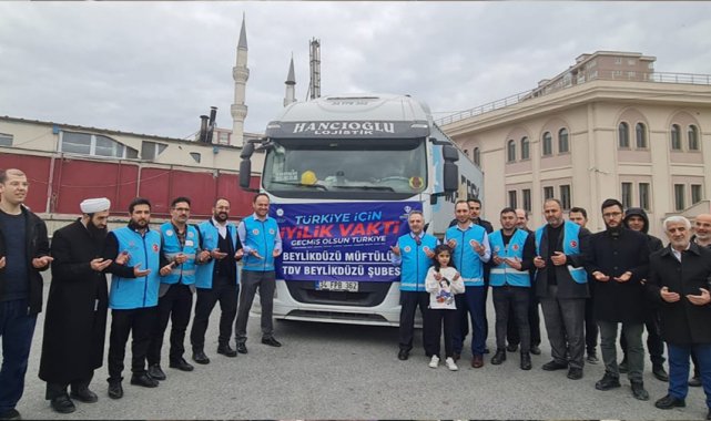 Beylikdüzü'nden deprem bölgesine yardım