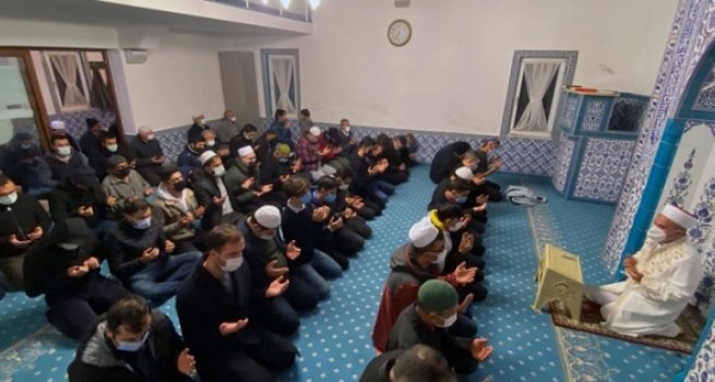 Bodrum'da sabah namazı buluşması