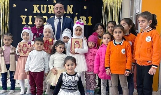 Çatak'ta minikler Kur'an ile taçlandı