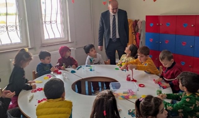 Çorum Müftüsü Biçer, miniklerle bir araya geldi