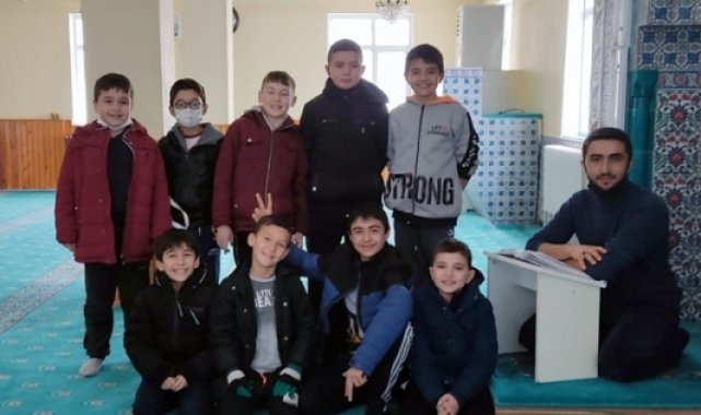 Çorum'da cami-çocuk buluşması